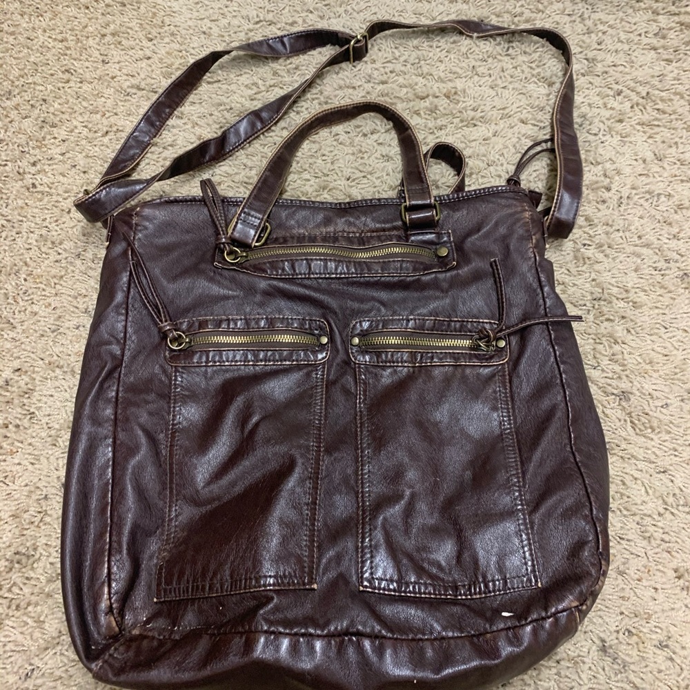 Brown crossbody bag